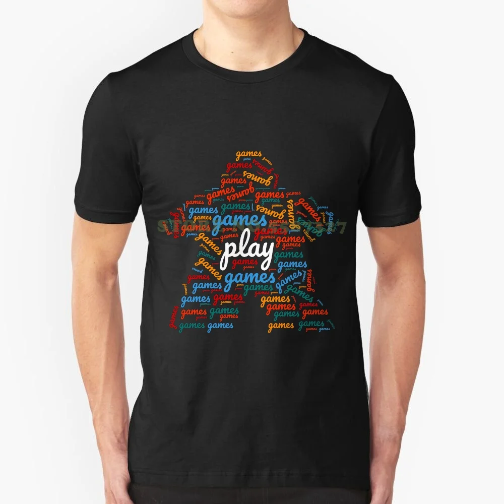 Играйте в все игры! Настольная игра рубашка Geek черная белая футболка для мужчин и