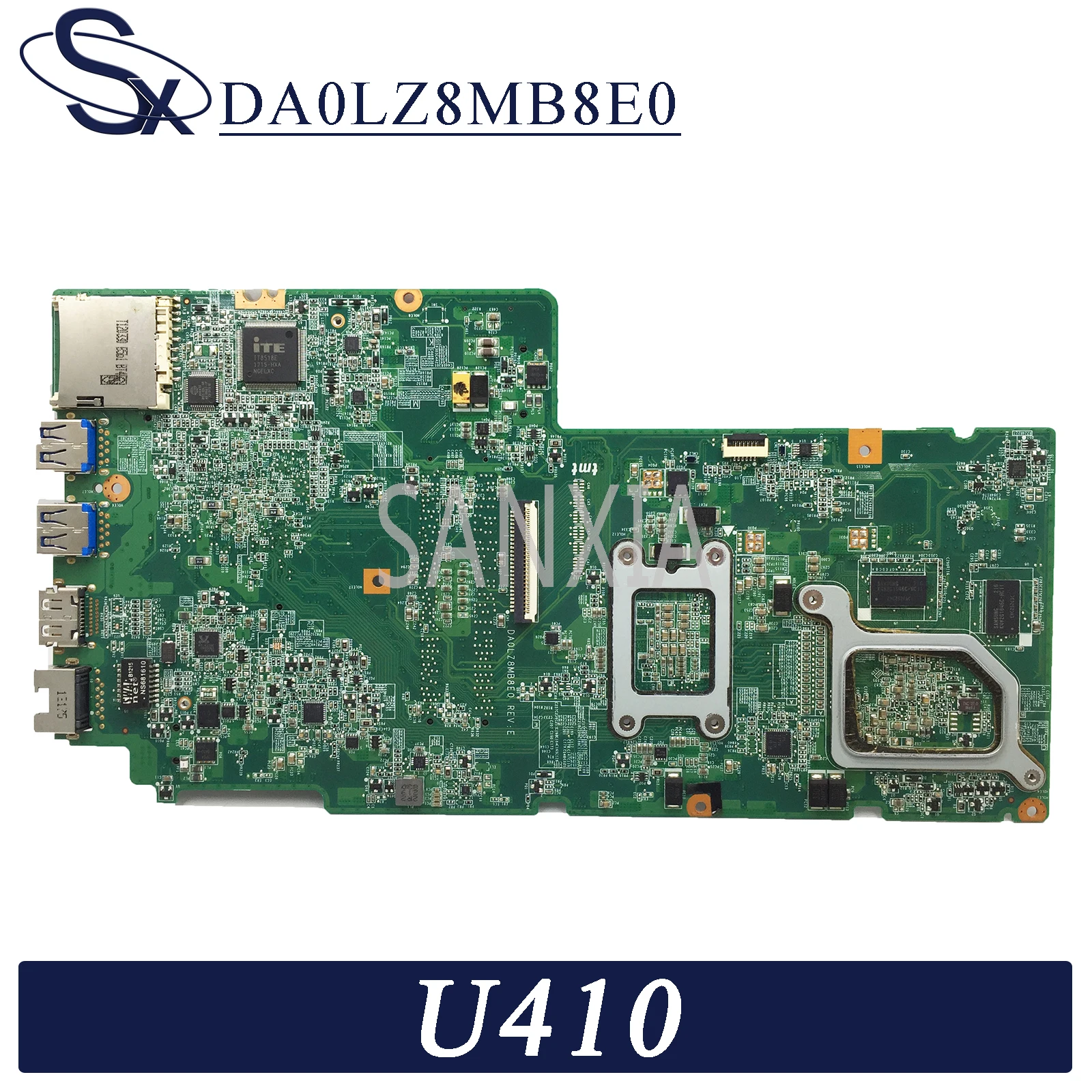 Материнская плата KEFU DA0LZ8MB8E0 для ноутбука Lenovo Ideapad U410 оригинальная материнская