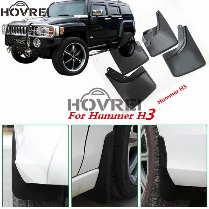 Брызговики передние и задние для Hummer H3 H3T 2006 2007 2008 2009 2010|flaps splash guards|mud flaps guardssplash guard