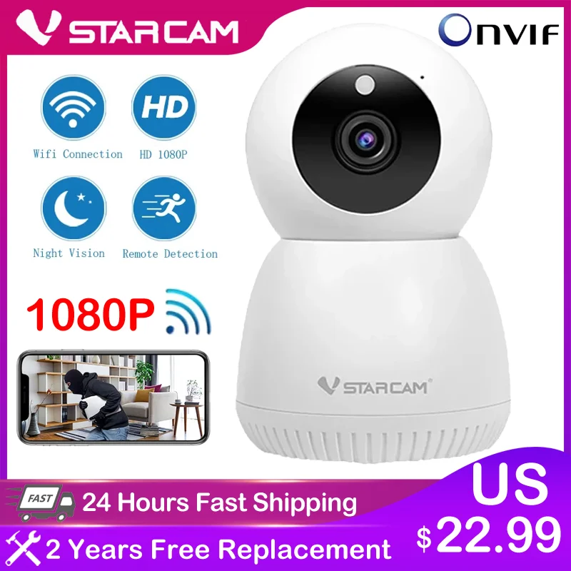 Домашняя IP камера Vstarcam 1080P умная видеокамера с детектором давления Wi Fi