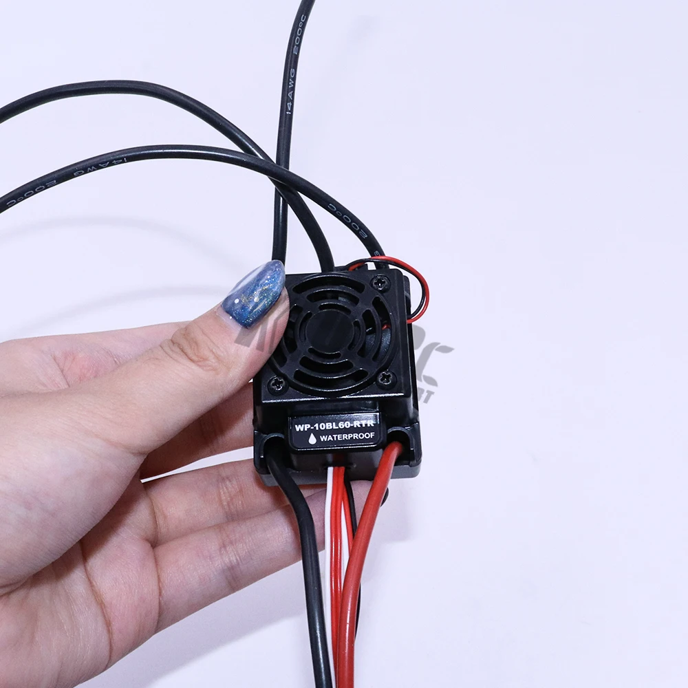 Бесщеточный Lipo NiMH 60A водонепроницаемый ESC 2S 3S SBEC 6V/3A подходит для двигателя 540
