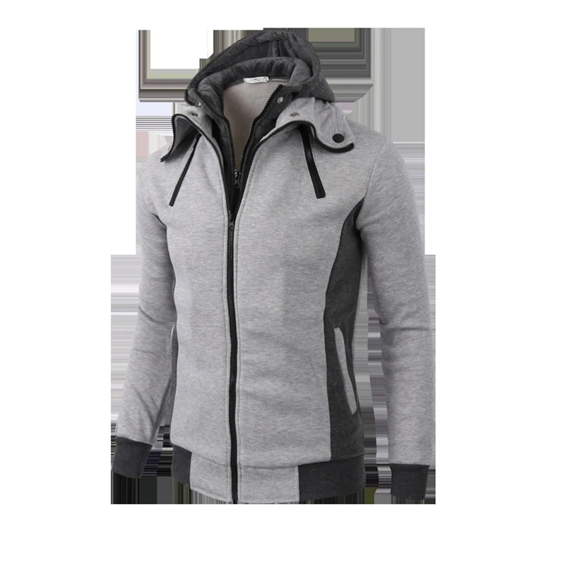 Sweat homme percussion polaire a capuche - orange