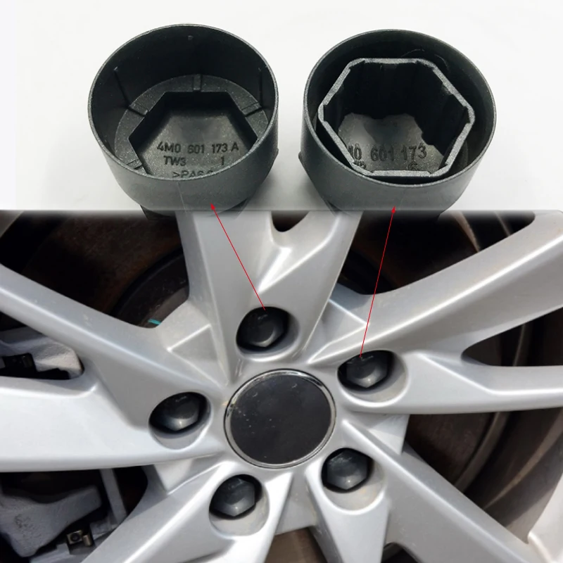 4M0601173A для Audi A3/a4l/q7 2017 2019 колпачок шин декоративная ступицы крышка винта серая