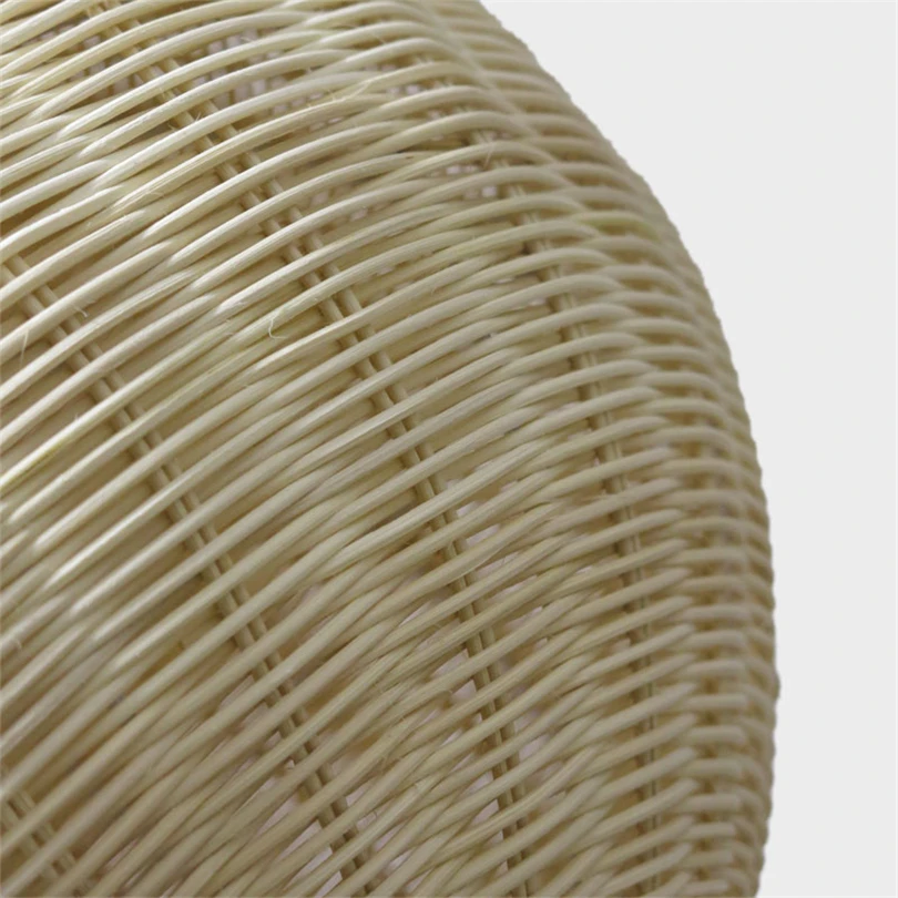 

Japanese Rattan Woven Pendant Lights Southeast Asia Retro Hanging Lamps Dining Room Home Decor Pastoral Style Lighting Fixture