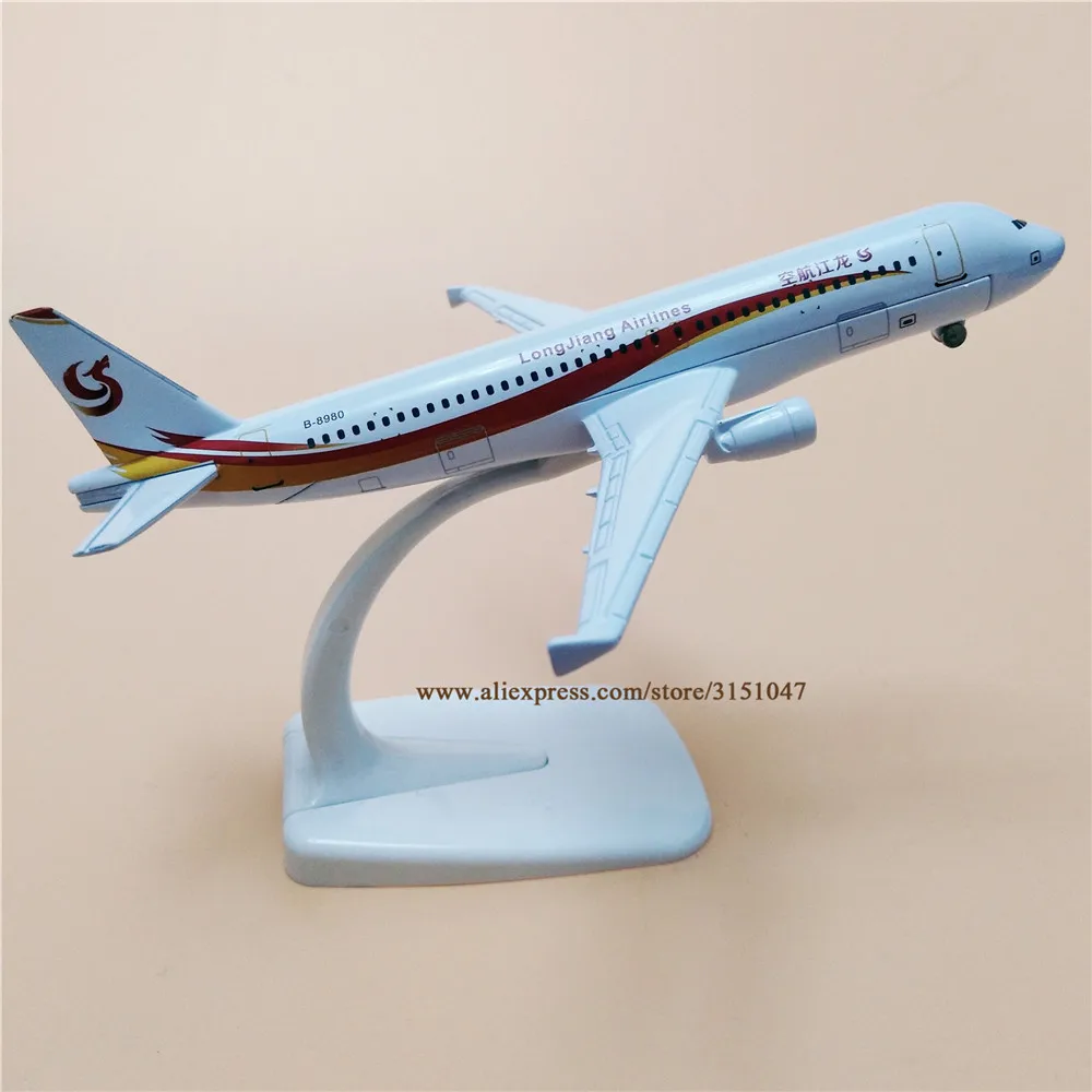 16 см Air China LongJiang A320 аэробус 320 авиакомпании металлический сплав литые модели
