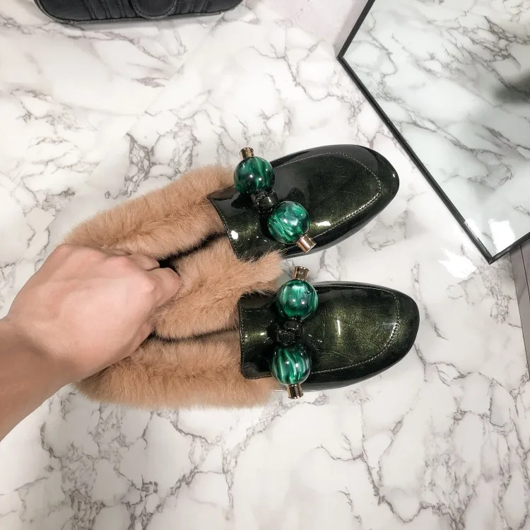 MLJUESE/женские туфли лодочки Модель 2020 года Зимние вечерние из лакированной кожи на