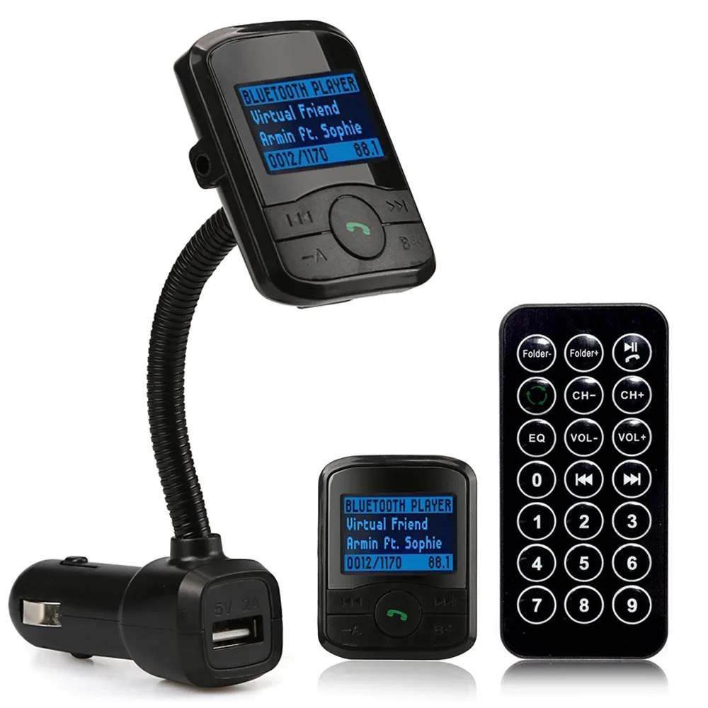 Автомобильный MP3 плеер Bluetooth FM передатчик комплект громкой связи для автомобиля