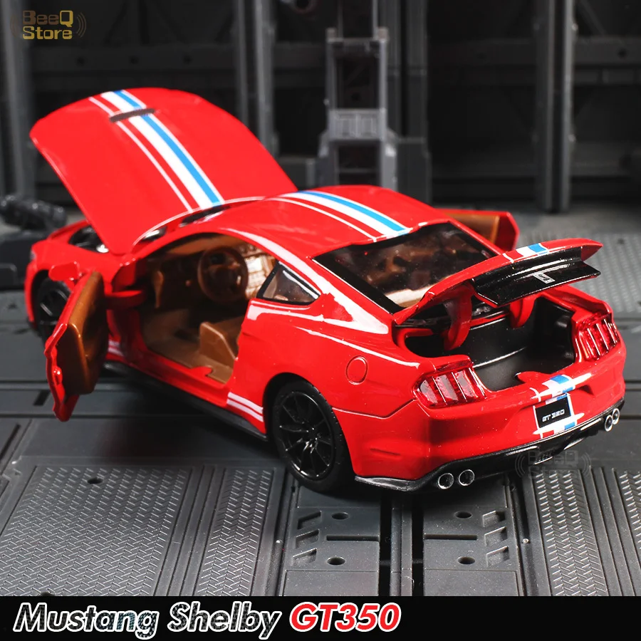 

1:32 Scale Mustang Shelby GT350 Toy Racing Car Model Diecasts Toy Vehicles Alloy Metal Model Car Gifts Toys For Children
