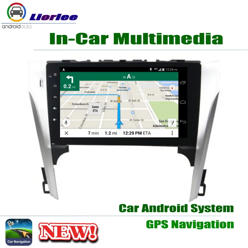 Автомобильный Android плеер для Toyota Camry Aurion 2011-2017 Европейская версия 10 1 дюйма IPS