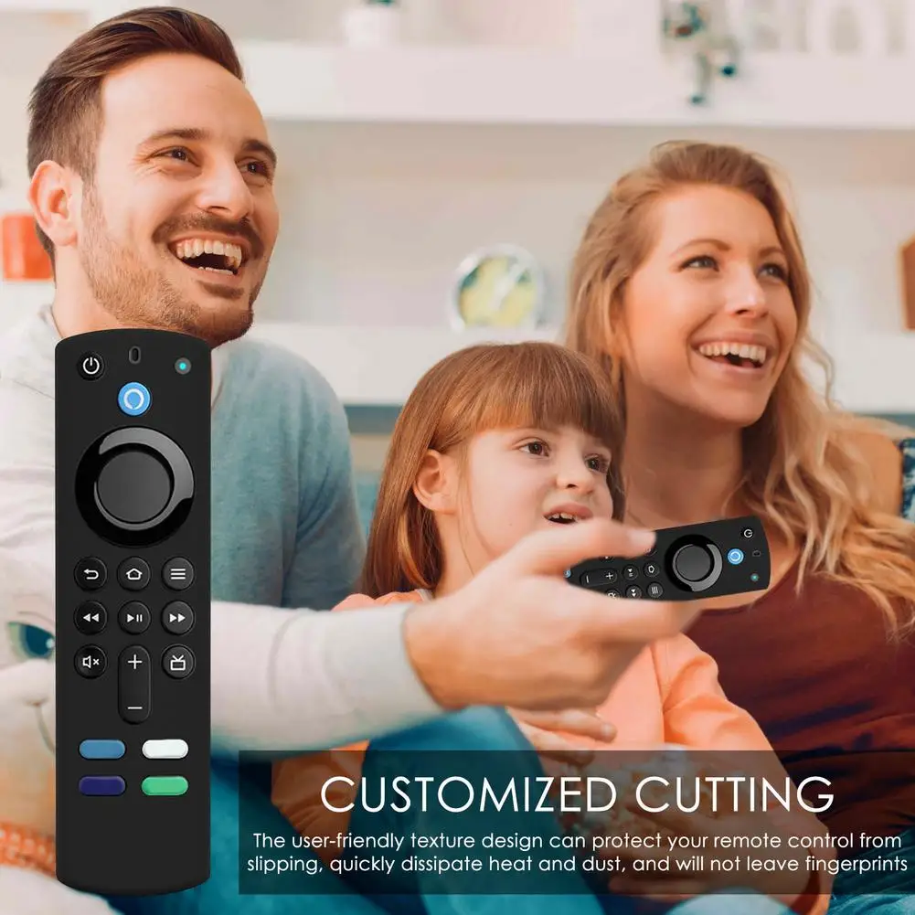Чехол для Alexa Voice Remote 3rd Gen Противоскользящий Ударопрочный силиконовый чехол Fire TV