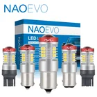 Светодиодсветодиодный лампа NAOEVO P21W PY21W T20 7443 для LADA DRL Light T10 W5W T15 P215W Auto BAY15D BA15S W215W 1156 W21W 7440 1157