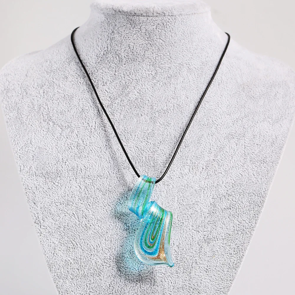 Креативный экзотический спиральный нож кулон цветные серьги с глазурью 2018