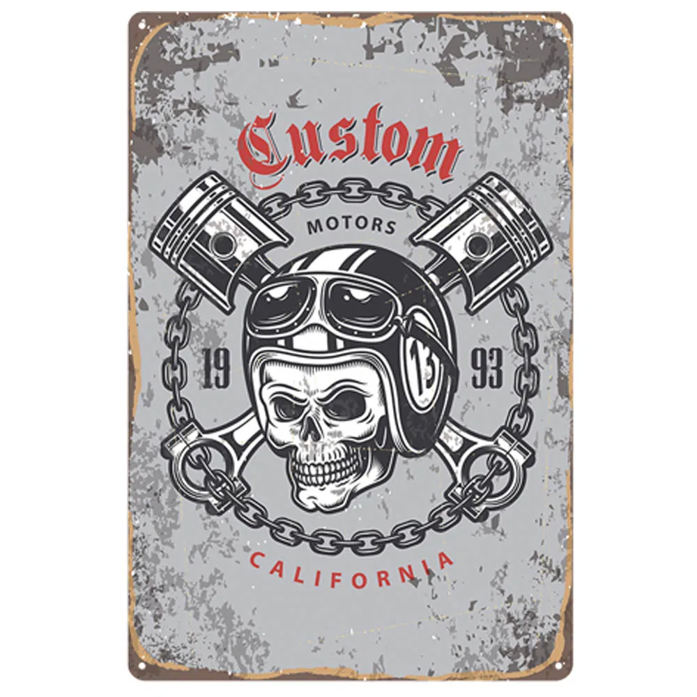 Инструменты для гаража жестяная вывеска ручной инструмент винтажный