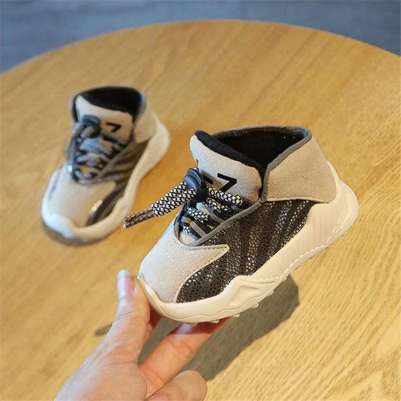 DIMI 2019 г. зимняя теплая обувь для младенцев мальчиков и девочек модная короткая