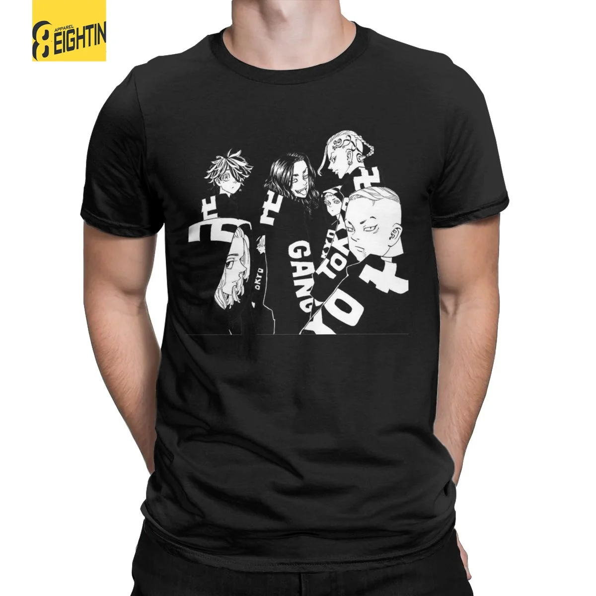 

Футболка мужская с коротким рукавом, 100% хлопок, с круглым вырезом