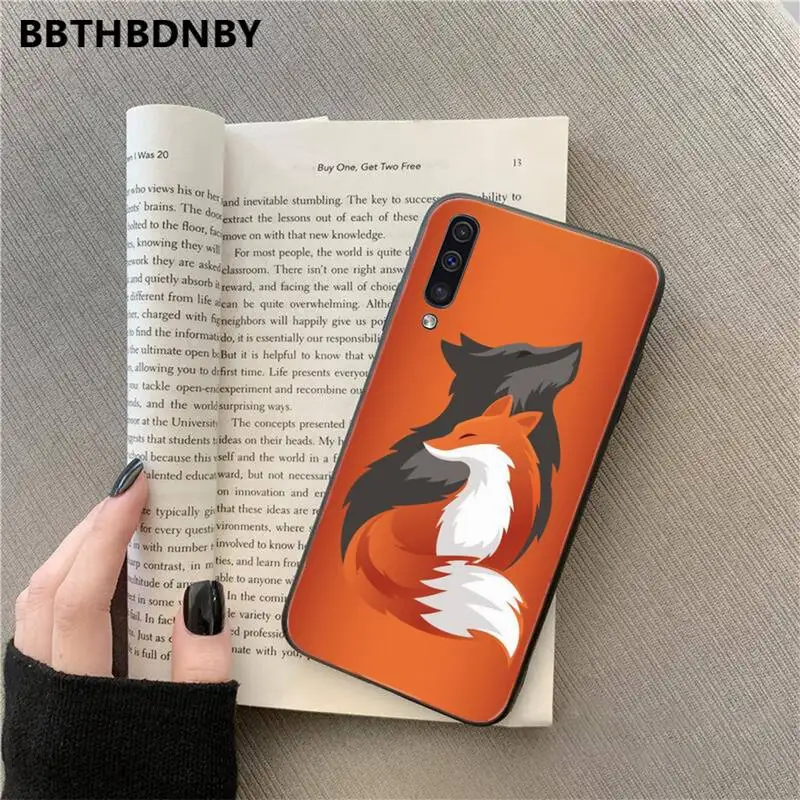 

Anime funny foxs lovely Phone Cases For Samsung A20 A30 30s A40 A7 2018 J2 J7 prime J4 Plus S5 Note 9 10 Plus