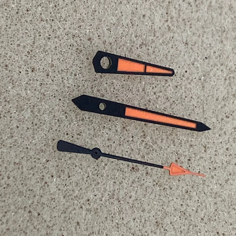 

Watch Accessories Watch Hands Green Luminous White and Orange for NH35/NH36 Movement