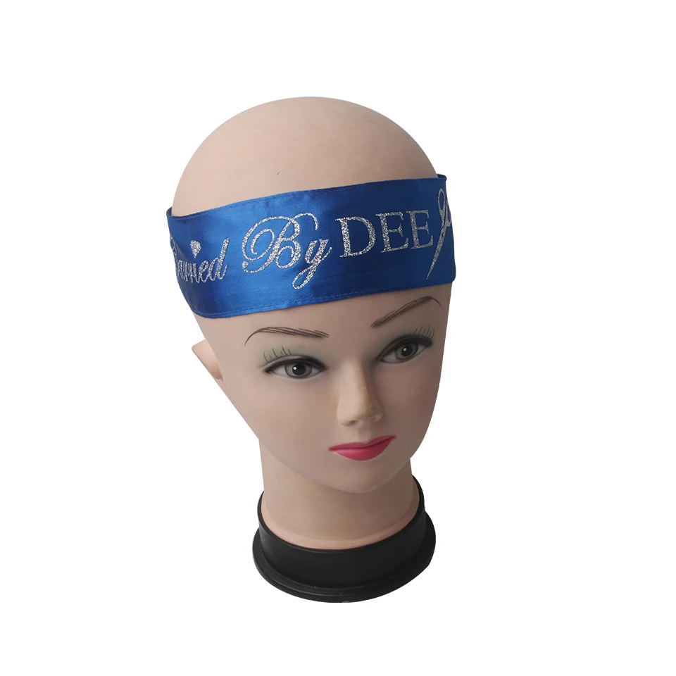 6x110 см настраиваемый логотип, серебристые блестящие/розовые золотистые накладные волосы, парики, атласные искусственные волосы, ленты