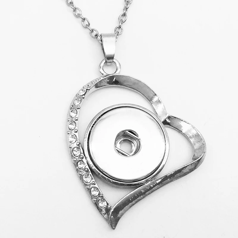 XH005 Кнопка любовь ювелирные изделия новейшее ожерелье с кулоном (подходит для