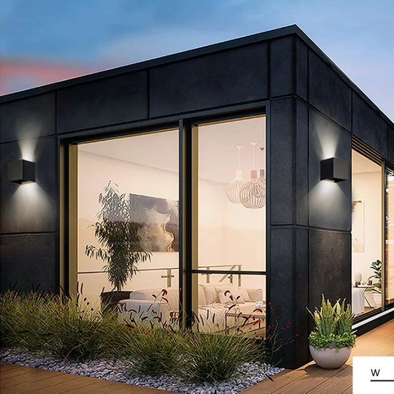 Настенный светодиодный светильник водонепроницаемый настенный с абажуром