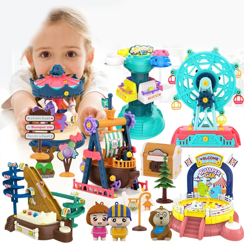 

7 Removable DIY Montessori Building Blocks Interactive Educational Toys Assembling Building Blocks Children's Toys