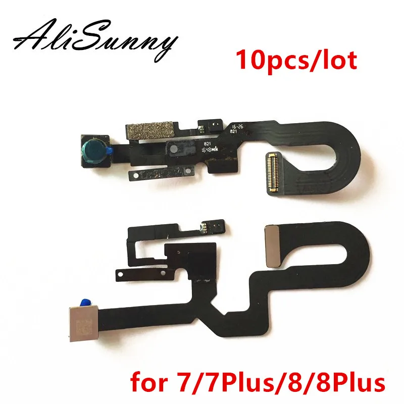 

AliSunny 10pcs Front Camera Proximity Light Sensor Flex Cable for iPhone 7 8 Plus X XR 5.5'' 7+ Facing Cam Replacement