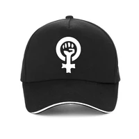 feminist women fist chest label print casual baseball cap harajuku pop girl hip hop cap adjustable summer snapback hat gorras