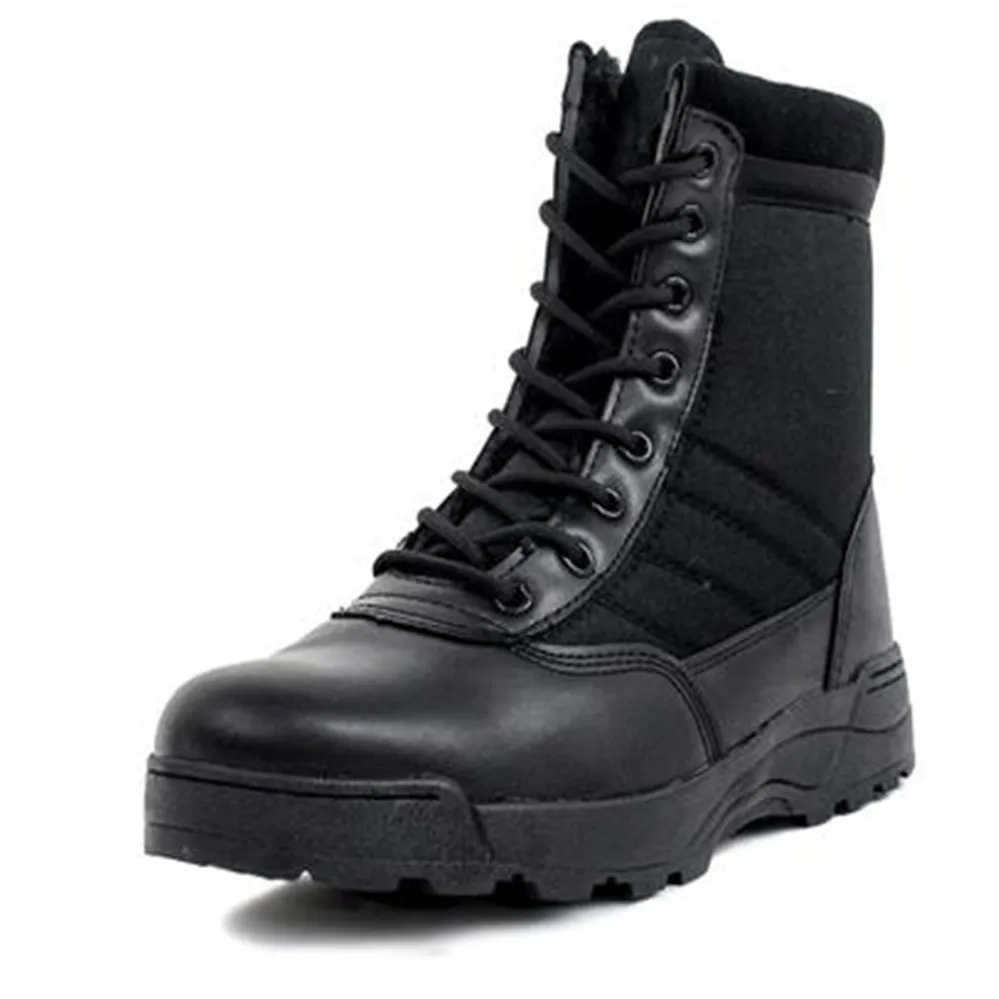 Модные новые зимние теплые походные ботинки и для пустыни мужские тактические