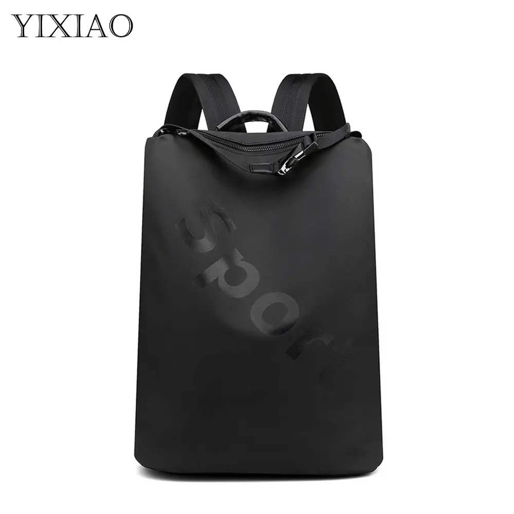 

YIXIAO Men's Backpacks Anti -theft Fashion Large Capacity School Bags Storage Handbag Male Outdoor Travel Multifunction Backpack