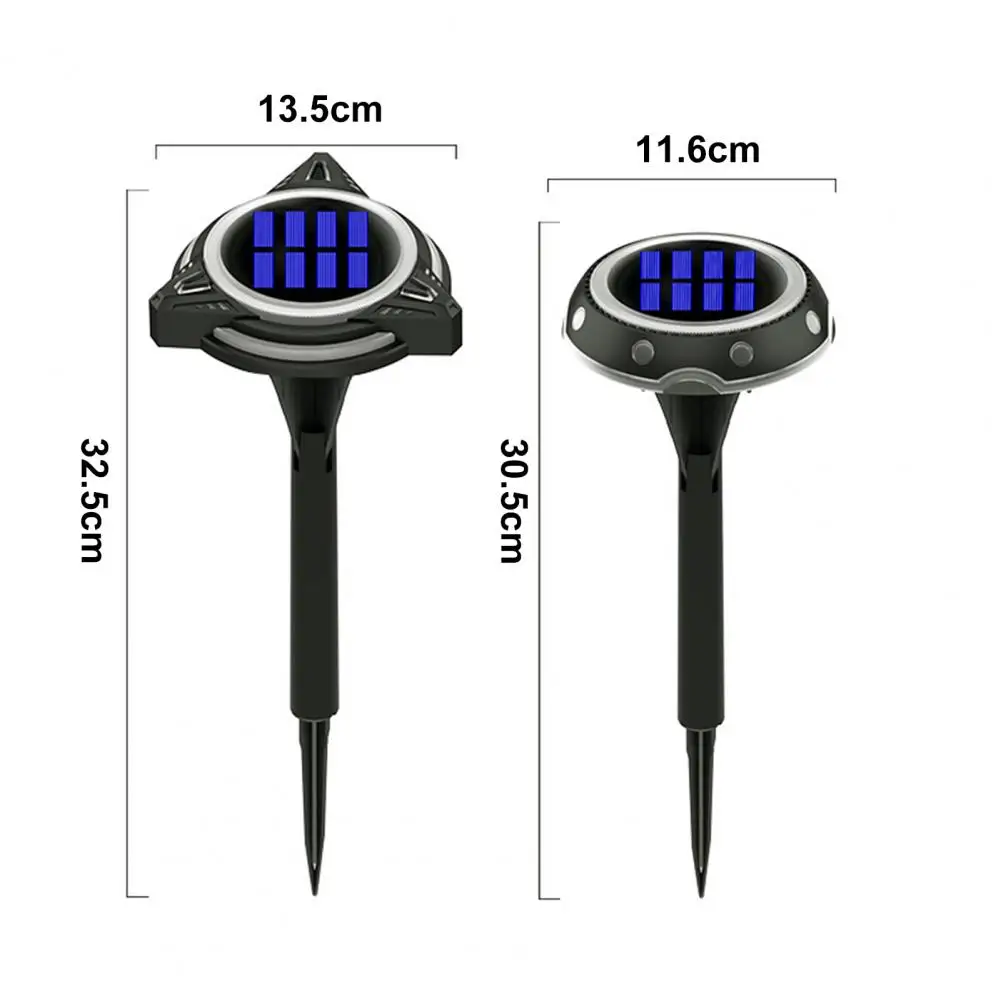 

Hot Sales 2Pcs Muti-color Waterproof Solar Power Underground Lamp for Courtyards