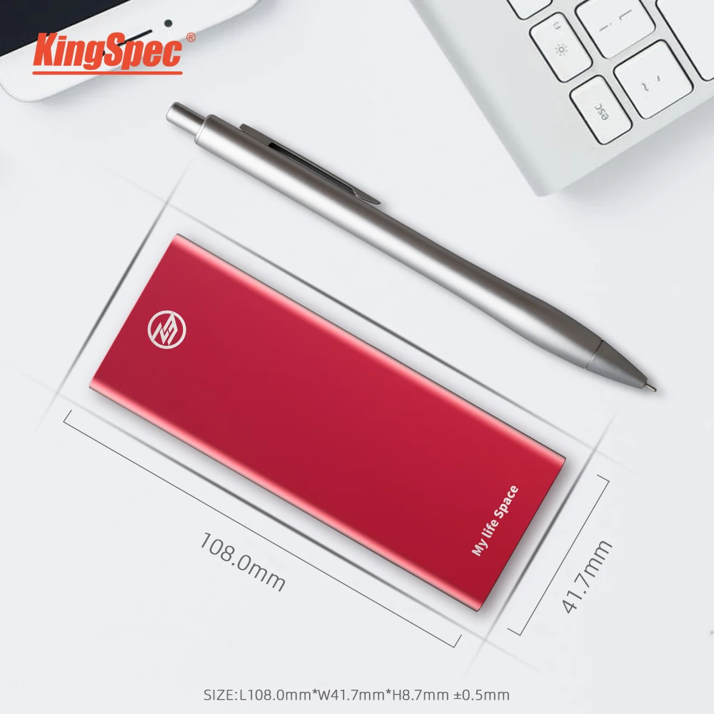 

Внешний жесткий диск KingSpec для ноутбука, ПК, портативный жесткий диск SSD, 120 ГБ, 240 ГБ, 480 ГБ, USB 3,1, Type-c