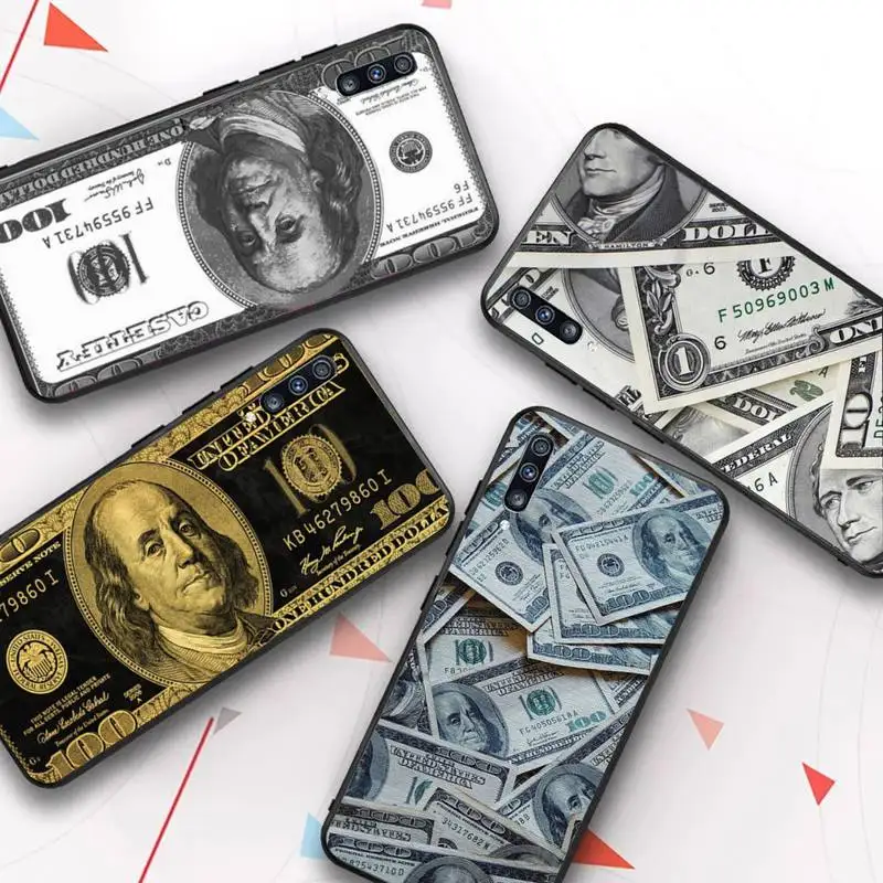 

Money Dollars Bill Cash Ben Franklin Phone Case for Samsung Galaxy A51 30s a71 Soft Silicone Cover for A21s A70 10 A30 Capa