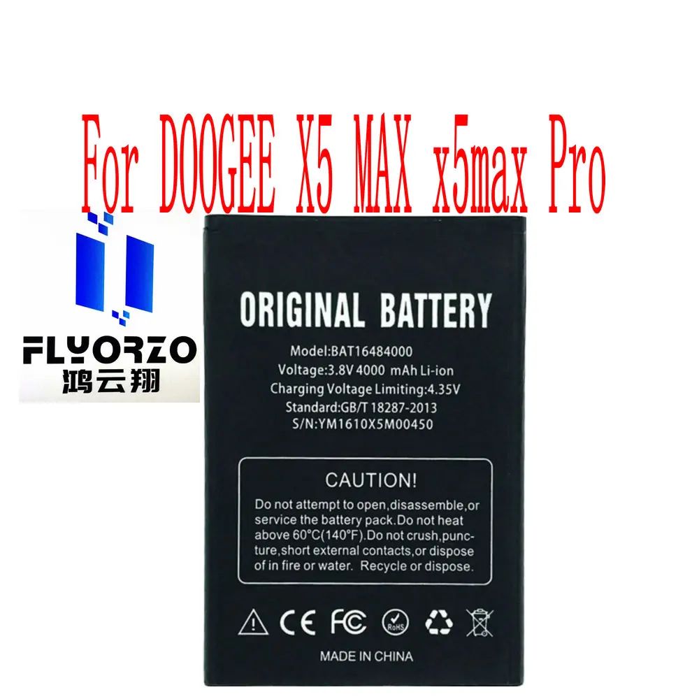 

100% Brand new high quality 4000mAh BAT16484000 Battery For DOOGEE X5 MAX x5max Pro Cell Phone