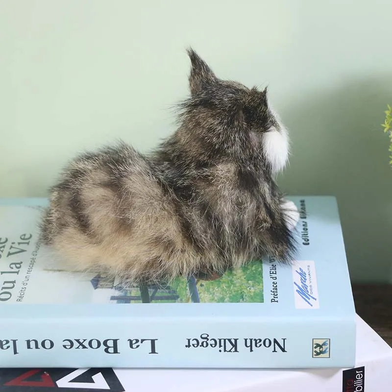 Новая Трехцветная кукла-кошка настольное украшение домашние аксессуары Кожаное