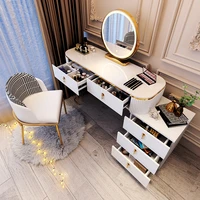 dresser bedroom small apartment modern minimalist storage cabinet integrated nordic luxury dressing table vanity desk assembly