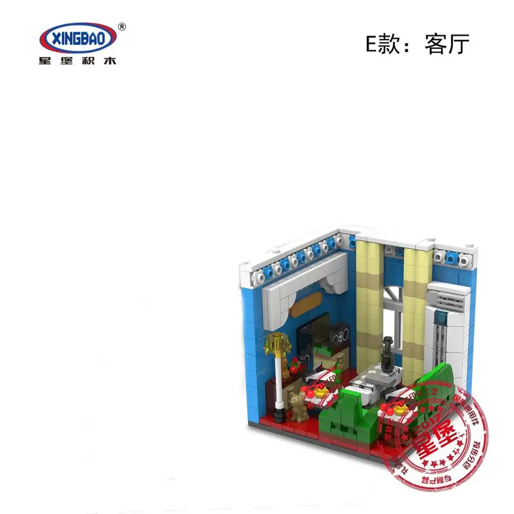 

Friends Series Bedroom Scenes Study bathroom Kitchen wardrobe Building Kit Blocks Brick Set Creator Creative Toys For Children