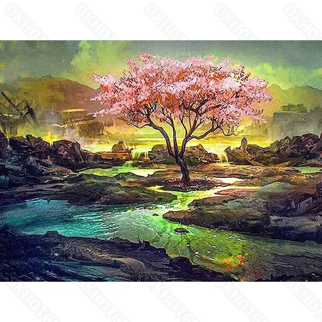 

Diy Diamond Painting Full Diamond Embroidery City Landscape Diamond Painting Cross Stitchs Rhinestone Mosaic Home Decoration