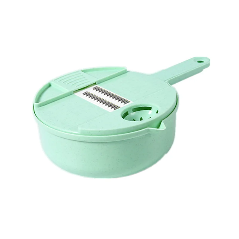 

Multifunctional chopper kitchen supplies potato shredder slicer washing vegetable drain basket vegetable slicer