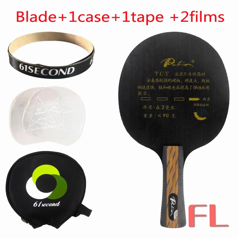 FL blade 1case Palio TCT Ti+ углеродное лезвие для настольного тенниса пинг-понга - Цвет: FL blade 1case
