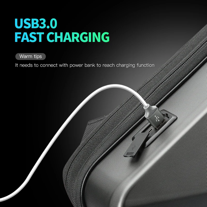 BOPAI E Sports рюкзак для ноутбука с защитой от кражи водонепроницаемый колледжа USB