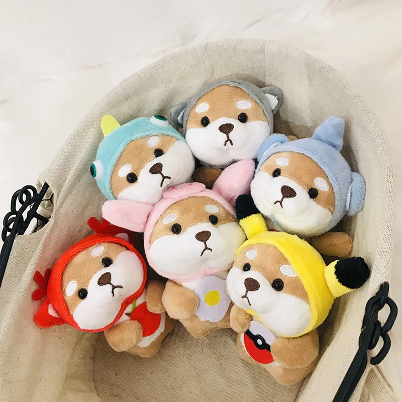 New Q version Shiba Inu plush dog toy keychain children's toys Christmas creative | Stuffed &amp Plush Animals