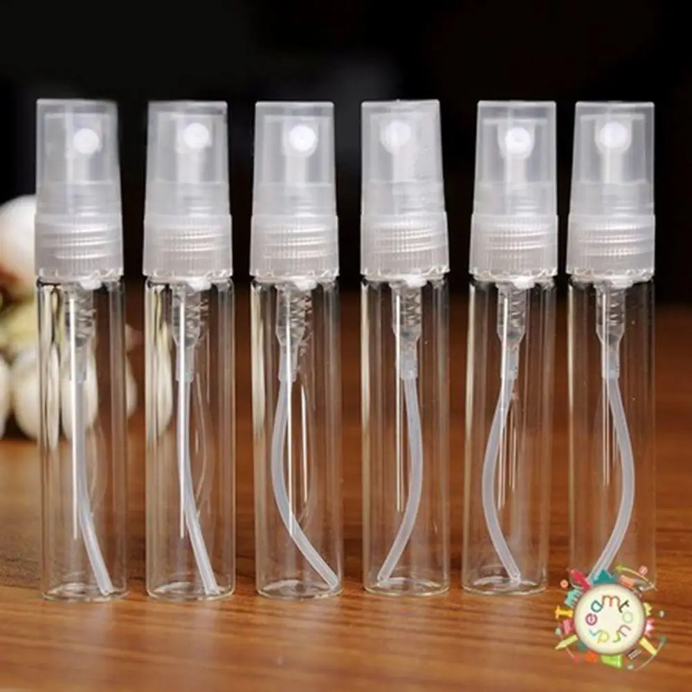6 шт косметика парфюмерия диспенсер 5 мл мини Стекло заправляемые флаконы для