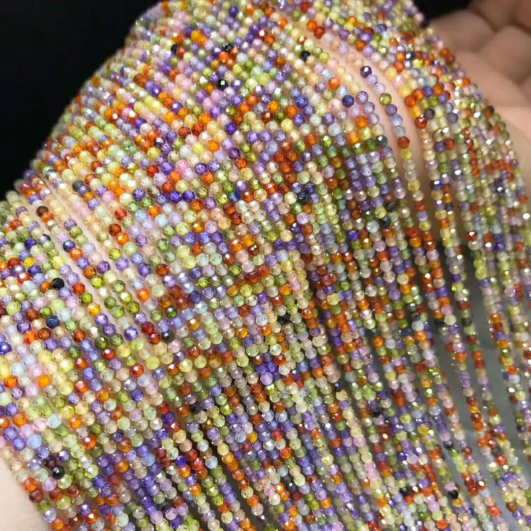 Натуральный кристалл красочные Дуо Циркон футбольное лицо свободный жемчуг DIY