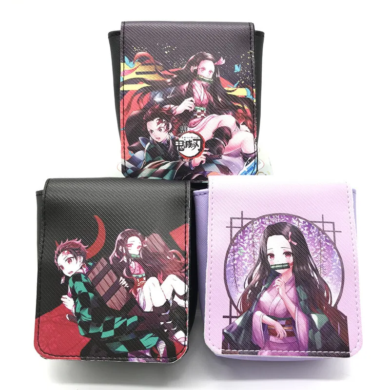 Аниме Demon Slayer Kimetsu no Yaiba Косплей Кошелек из искусственной кожи держатель для карт