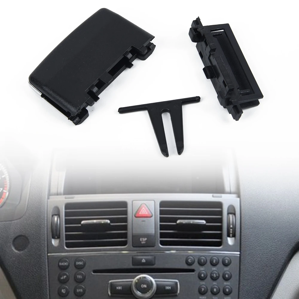 Авто A/C клип автомобиль Tab воздушный выход черный для W204 C180 C200 C260 GLK300 GLK260 ремонтный