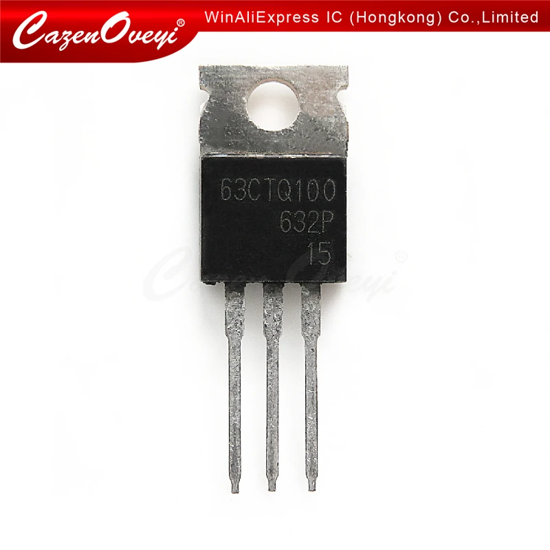 

10pcs/lot 63CTQ100PBF 63CTQ100 TO-220 100V 63A new original In Stock