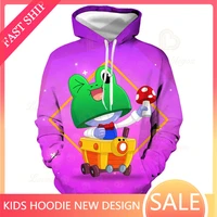 spike game primo 3d hoodie boys girls brawings cartoon tops teen clothes spike wanted 6 to 19 years kids max sweatshirt