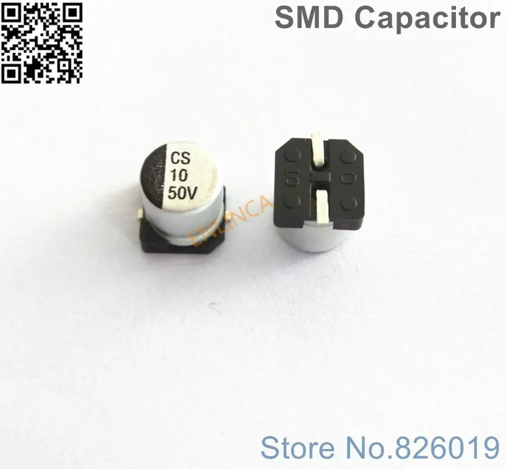 

200 шт./лот 50 в 10 мкФ SMD алюминиевые электролитические конденсаторы Размер 5*5,4 10 мкФ 50 в