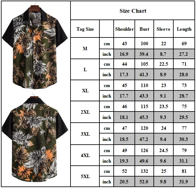 

Men's Hawaiian Floral T Shirt Summer Short Sleeve Beach Party Rever Neck Shirts