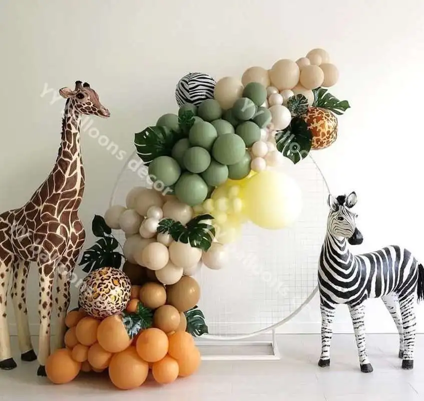 Воздушные шары в стиле ретро для вечеринки честь первого дня рождения мальчика